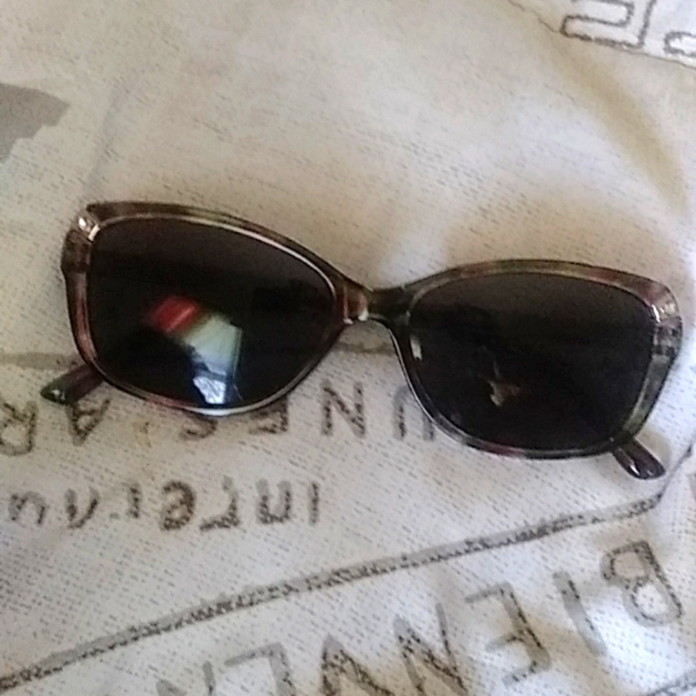 Bifocals +2.75 Purple/Green, Floral Sunglasses